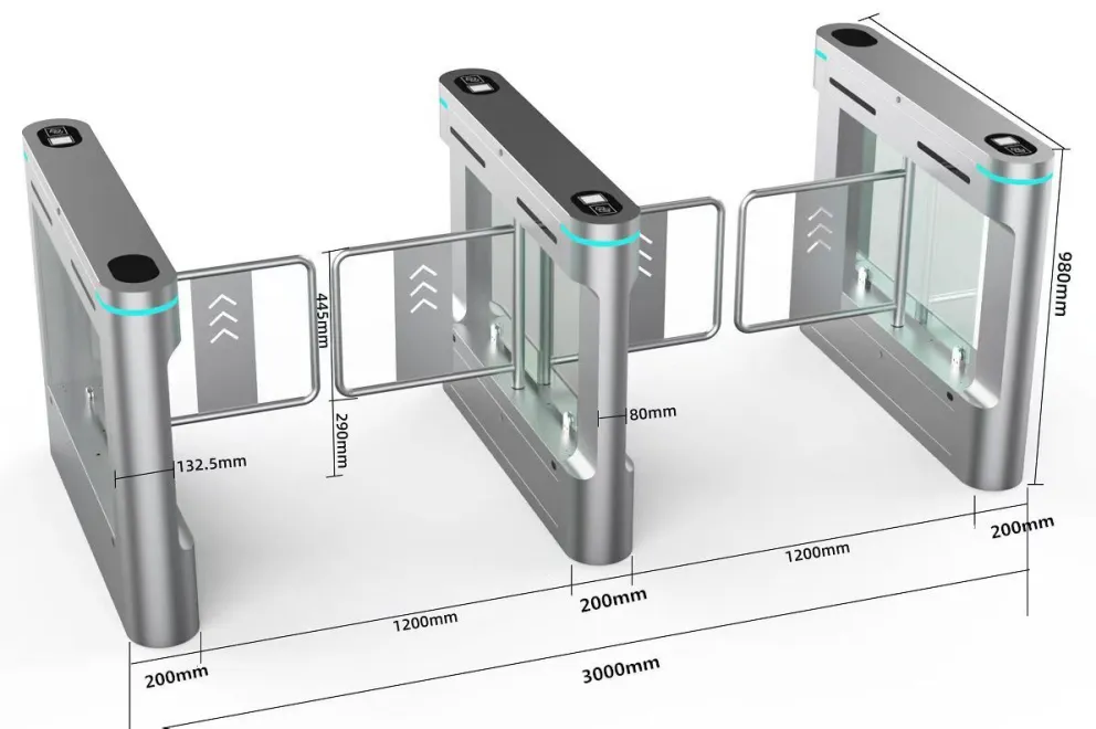 স্টেইনলেস স্টীল সুইং গেট প্রকল্প বিতরণ করা হয়েছে: অ্যাক্সেস কন্ট্রোল ব্যালেন্সিং সিকিউরিটি, স্থায়িত্ব এবং নান্দনিকতা